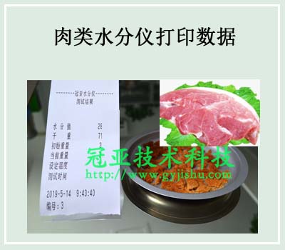 肉類水分儀打印機